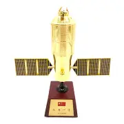 19cm Diecast 1/80 China Tianzhou-1 Cargo Spaceship Spacecraft Model Decor Craft