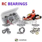 RCScrewZ Rubber Shielded Bearings kyo117r for Kyosho Birel R31-SE (#31315) | SET