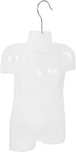 SOLUSTRE Kid Dress Forms Plastic Child Mannequin Body Clear Baby Clothing Hanger Mannequin Body Shape Display Rack Child Swimwear Hanger Torso for Window Shop Sewing
