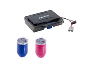 Kings 12V Travel Sandwich Press -Toasties -Grill+ Blue + Pink Travel Tumbler