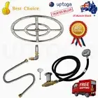 Regulator Propane Fire Ring Burner Valve Replace Installation Kit Gas Fire Pit