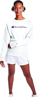 [Champion] Women's Powerblend Crew, Screen Print Script