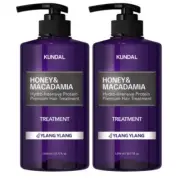 KUNDAL Honey and Macadamia Hair Treatment Ylang Ylang Flavor 1058ml(35.77oz)x2ea