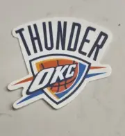 OKC Thunder Decal Basketball Nba Sticker Small