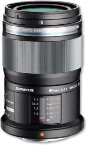 OLYMPUS 60mm F2.8 Macro M.ZUIKO DIGITAL Lens Black for Micro Four Thirds MFT