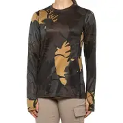 The NORTH FACE Ultra Warm Poly CAMO Base Layer L/S SHIRT Top Womens SMALL NEW