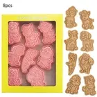 8PCS Embossing Cookie Cutters - Paw Patrol Cartoon Cookie Mould Baking Tools AU