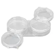 6 Pcs Jewelry Beads Containers Removable Stackable Clear 6 Layer 12 Grid Nai BX5