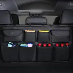 NEW PU LEATHER CAR REAR SEAT BACK STORAGE BAG MULTI-USE CAR