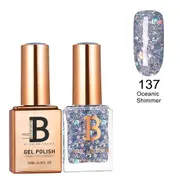 Billionaire Gel Polish UV LED & Nail Lacquer Duo 137 Purple Showers 15ml