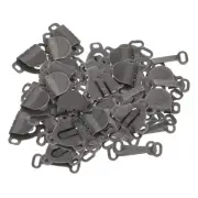 80pcs Sewing Hooks and Eyes Closure Set Dark Bronze