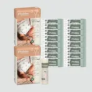 Tooshies Eco Nappies Size 2 Infant, 96 Count, White, 3.24 kilograms + Tooshies Aloe Vera & Chamomile Eco Wipes, Pack of 1120 (16x70 packs) + Tooshies Biodegradable Nappy Bags 40pk, Green