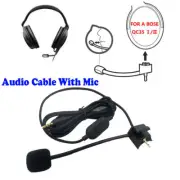 Audio Cable With Microphone Mic For Bose QuietComfort QC35/QC35 II Headphones G