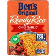 BEN'S ORIGINAL Ready Rice Chili Garlic Flavored Rice Easy Dinner Side 8.5 OZ ...
