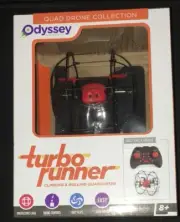 ODYSSEY R/C DRONE TURBO-RUNNER CLIMBING & ROLLING QUADCOPTER CLIMBS CEILINGS New