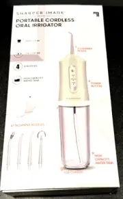 New Sharper Image Water Dental Flosser Portable Oral Irrigator SI-IRRIG-350