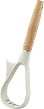 Wiltshire EAT SMART 4 in 1 Avocado Tool, slices, pits, scoops and mashes avocados, wooden handle kitchen utensil, durable cooking gadget (colour: brown, cream)