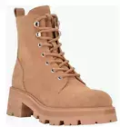 Marc Fisher Women Lucien Lace Up Booties Light Natural Size 7 440012