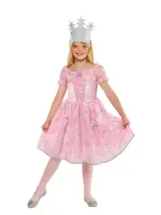 Glinda Deluxe Costume for Kids - The Wizard of Oz - Medium (9-10 Yrs)