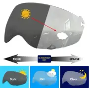 Photochromic Visor For Klim Krios Pro Pinlock Carbon Windshield Helmet Lens Part