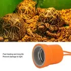 Heat Lamp Socket Infrared Breeding Heat Bulb Socket For Poultry Orange Hot