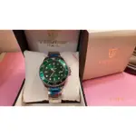 全新TEVISE(綠)男用手錶
