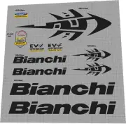 BIANCHI EV4 BLACK DECAL SET