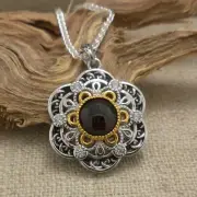 Sterling Silver & Rhodium and 23K Gilding Celtic Celestial Pendant KEITH JACK