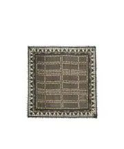 Square scarf One size black