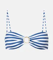 [Bananhot] Bananhot Diane striped bikini top AU 12 blue