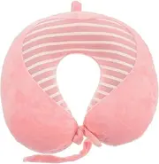 Abaodam U-Shaped Memory Foam Pillow Enhanced Neck Support for Travel Airplane Car Office Portable Travel Pillow for Sleeping