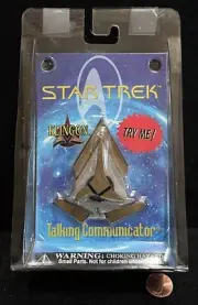 Star Trek The Next Generation Klingon Communicator Talking Sound Badge