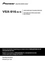Pioneer VSX-916 Receiver Owners Manual