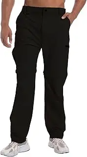[LINLANG EN] Mens Outdoor Hiking Pants Convertible Lightweight Water Resistant Quick Dry Zip Off Fishing Travel Camping Tactical Pants