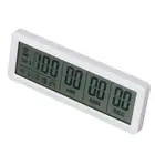 White Digital Countdown Days Timer 999 Days Count Down Clock For Vacation EC