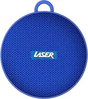 [Laser] Portable Outdoor Bluetooth Speaker with Bicycle Mount Blue - Water Resistant, 10H Playtime Long Battery, Bike Speakers with Powerful Loud Sound, IP66 Rating, AUX