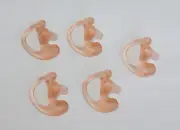 5X Large Left Replacement Earbud For Two Way Radio Acoustic Airtube Earpiece