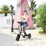 威爾杰迪親子折疊電動三輪車男女旅游代步神器成人小型迷你電瓶車 電動踏板車