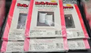 Kwik Covers Trash Can Covers - Black, White & Checkered - Lot of 6 - NEW