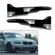 For BMW 3 Series E92 E93 M-Tech 325i 06-09 Front Bumper Lip Corner Splitters AU