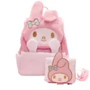 Sanrio Exclusive My Melody Plush Cosplay Mini Backpack & Cosplay Bifold Wallet