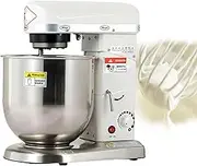 Mixer,Kitchen Electric Mixer with Beater, Dough Hook, Wire Whip and Egg Separator,White-C(10L)