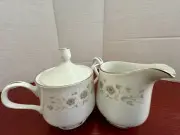 Carlton Andover #482 China Creamer & Sugar Bowl Set of 2