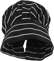 [AKOOSY] Chef Hat Adjustable Kitchen Cap Pleated Design Cooking Chef Caps for Hotel Kitchen Staff Durable Culinary Hat Multi Scene Use for Restaurants and Bakeries