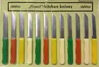 FIXWELL Stainless Steel Knife Set Multi-purpose Usage Pack of 12 Assorted Color