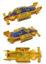 1pc TYCO Slot Car Formula One F1 Kraco 18 Andretti Indy F-1 BODY ONLY 8987 DIRTY