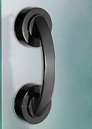 Suction Cup Handles for Shower - Sliding Door Handle with Secure Grip Without Drilling - Removable Push-Pull Assistant for Bathroom, Wardrobe, Fridge, Drawers and Mirror with Wandra