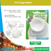 AU Feeder Cup for Bird Pigeon Quail Dove Chicken Rabbit Water Food Bowls Cage