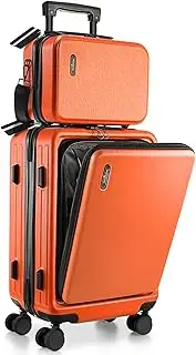 [TRAVELARIM] Durable Hard Shell Luggage with Spinner Wheels, Lightweight Carry Set Cosmetic Case – 20 Inch Small Suitcase