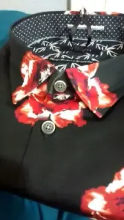 NWT Ted Baker men's 6(2XL) Long sleeve button down shirt,abstract Floral arts